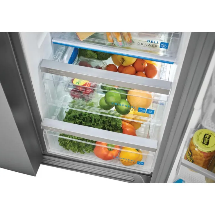 Frigidaire Gallery 36 in 25,6 Cu Ft refrigerator Side by side - GRSS2652AF Stainless Sale