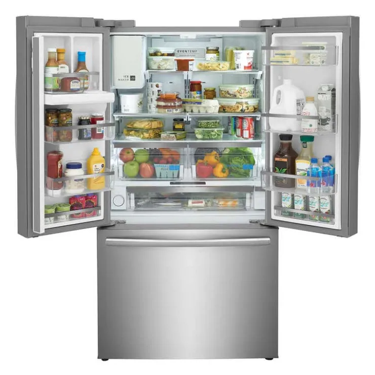Frigidaire Gallery 36 In 22,6 Cu Ft Refrigerator Bottom Freezer, French door - GRFC2353AF Stainless