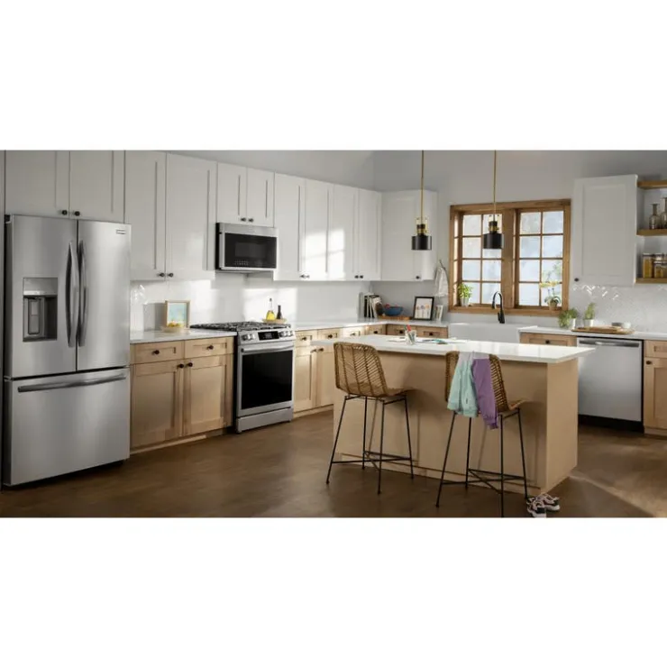 Frigidaire Gallery 36 In 22,6 Cu Ft Refrigerator Bottom Freezer, French door - GRFC2353AF Stainless