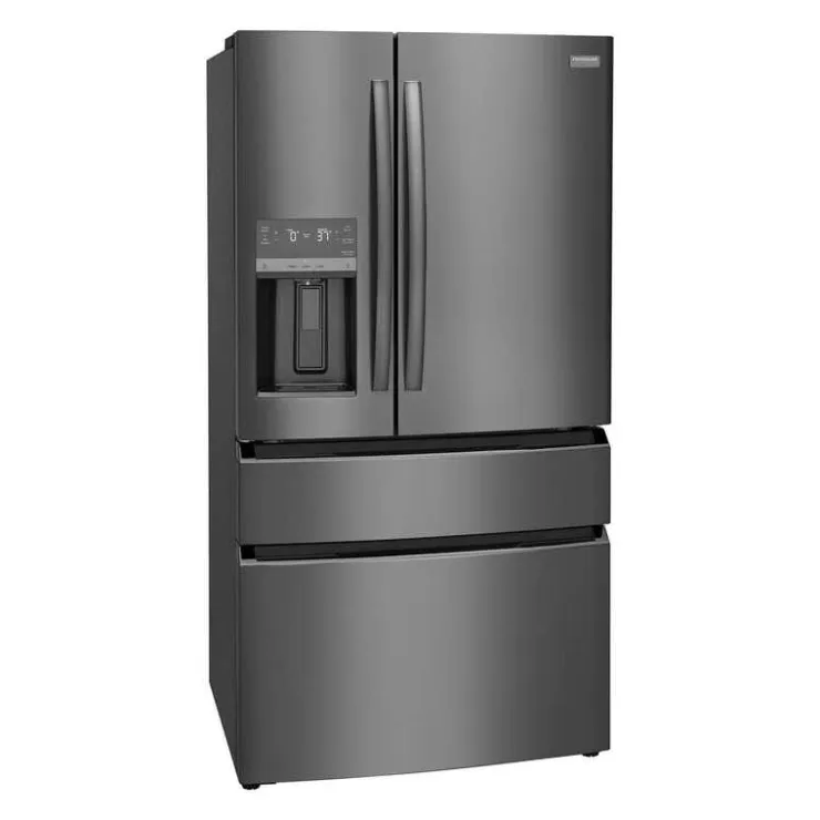 Frigidaire Gallery 36 In 21,5 Cu Ft Refrigerator Bottom Freezer, French door - GRMC2273CD Black Stainless Online