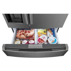 Frigidaire Gallery 36 In 21,5 Cu Ft Refrigerator Bottom Freezer, French door - GRMC2273CD Black Stainless Online