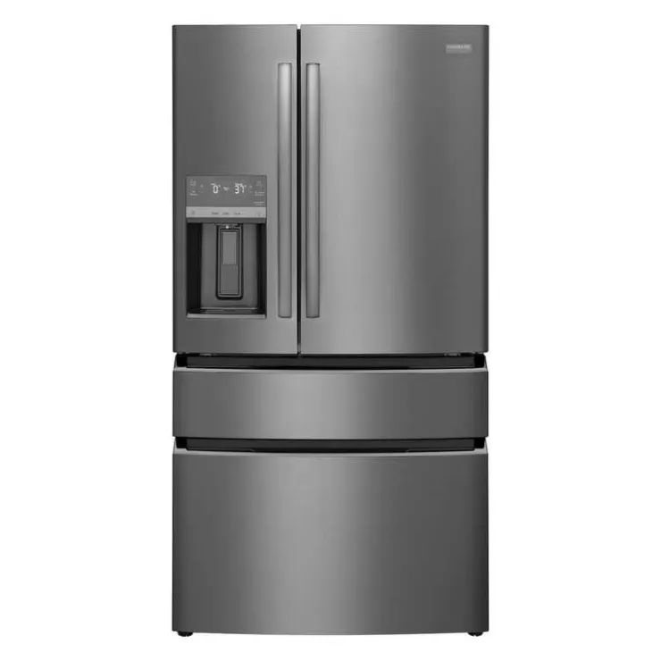 Frigidaire Gallery 36 In 21,5 Cu Ft Refrigerator Bottom Freezer, French door - GRMC2273CD Black Stainless Online