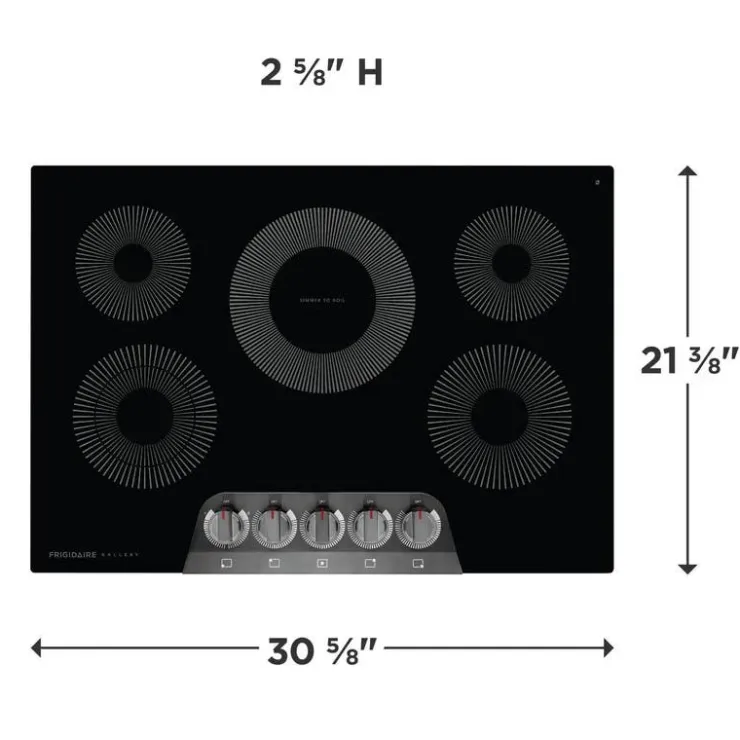 Frigidaire Gallery Cooktop Glass-Ceramic 30" Electric - GCCE3070AD Black Outlet