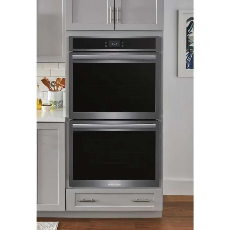 Frigidaire Gallery Double Wall Oven 30" Electric - GCWD3067AD Black Stainless Best