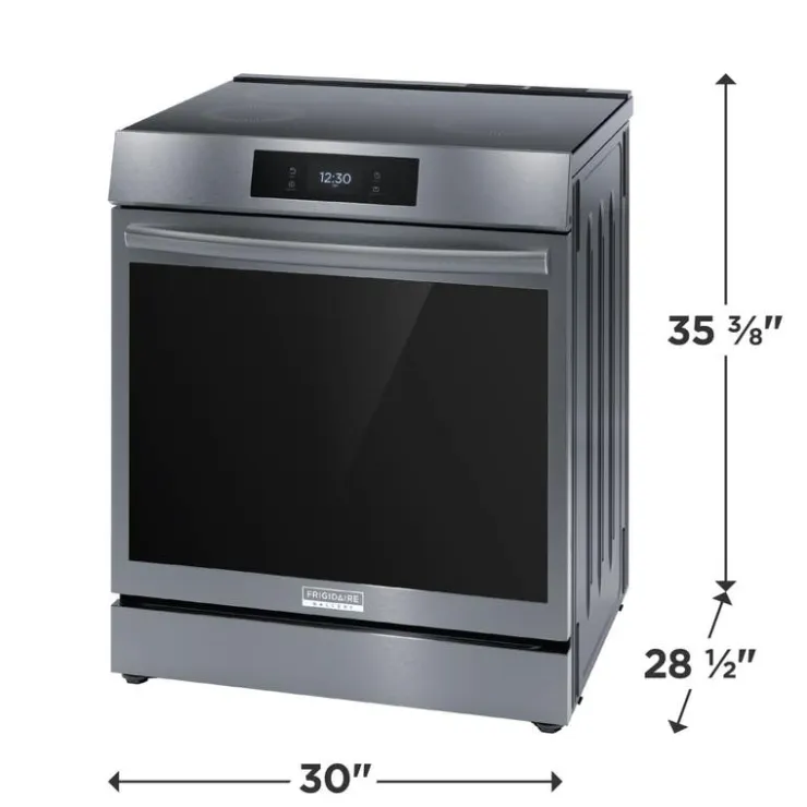 Frigidaire Gallery Range 30" Electric Induction - GCFI306CBD Black Stainless Best