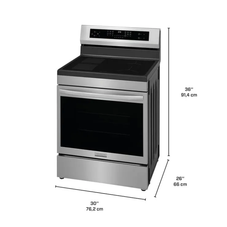 Frigidaire Gallery Range 30" Electric Induction - GCRI306CBF Stainless