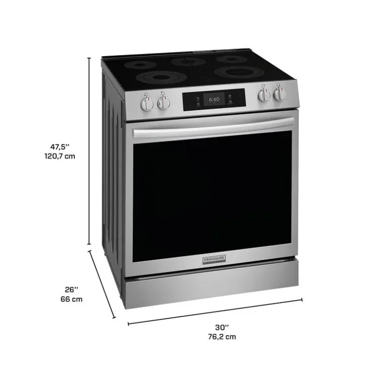 Frigidaire Gallery Range 30" Electric Glass-Ceramic - GCFE307CBF Stainless Clearance