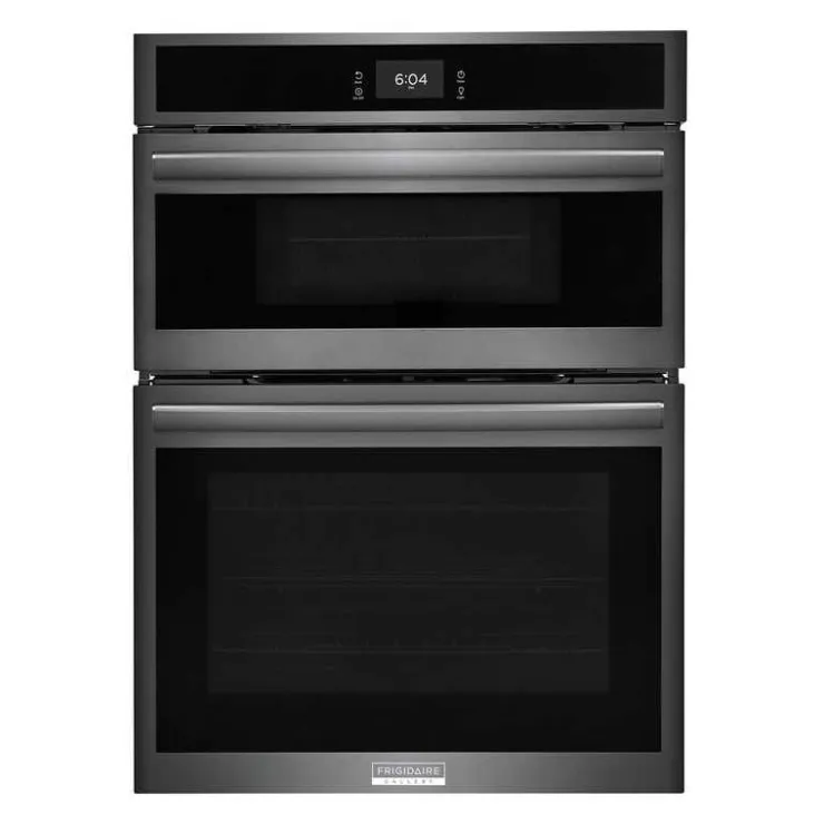Frigidaire Gallery Wall Oven and Microwave Combination 30" Electric - GCWM3067AD Black Stainless Discount