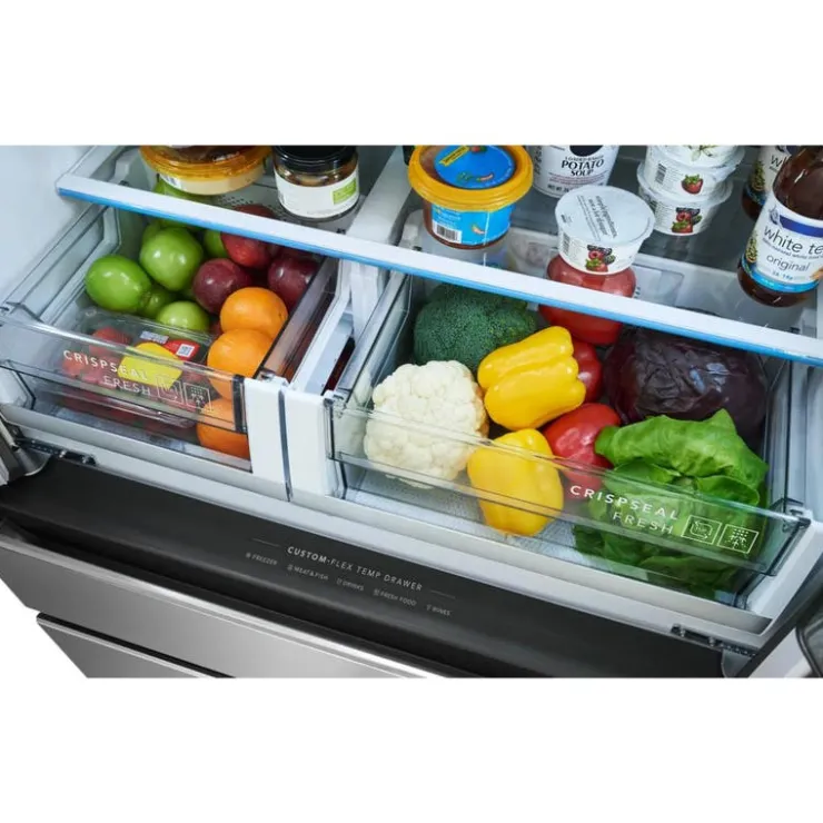 Frigidaire Professional 22 Cu ft 36 In Refrigerator Bottom Freezer, French door - PRMC2290BF Stainless Online