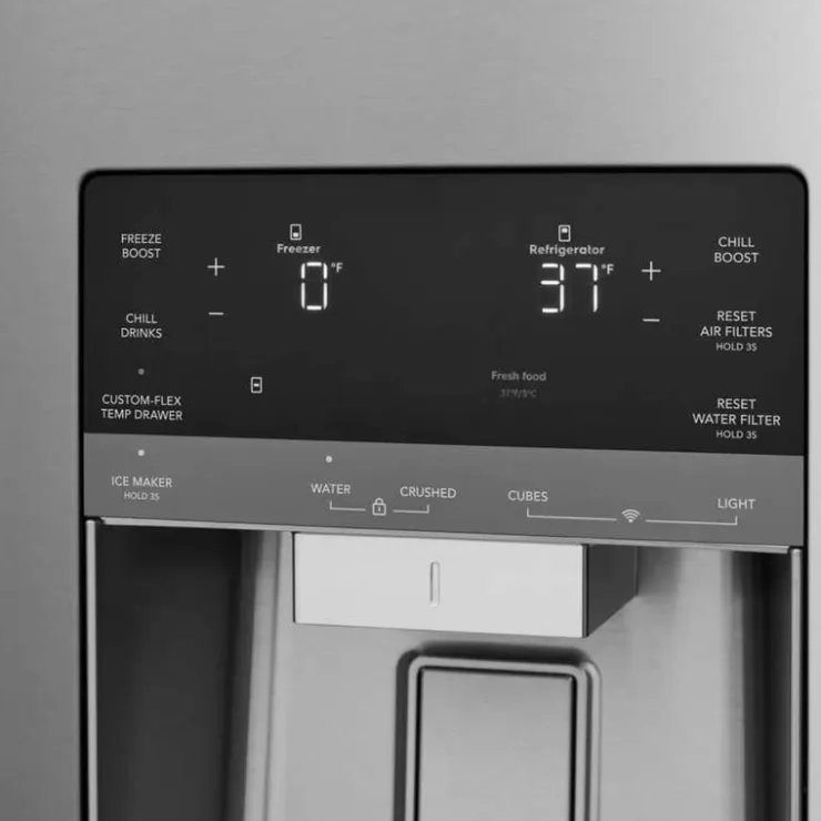 Frigidaire Professional 22 Cu ft 36 In Refrigerator Bottom Freezer, French door - PRMC2290BF Stainless Online