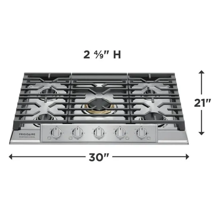 Frigidaire Professional Cooktop Gas 30" - PCCG3080AS Stainless Sale