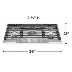 Frigidaire Professional Cooktop Gas 36" - PCCG3680AS Stainless Best