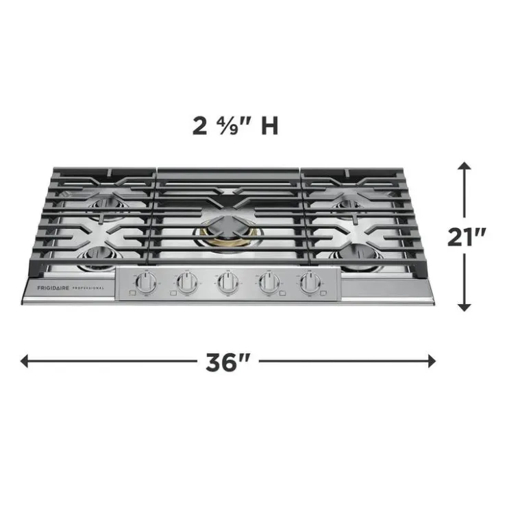 Frigidaire Professional Cooktop Gas 36" - PCCG3680AS Stainless Best