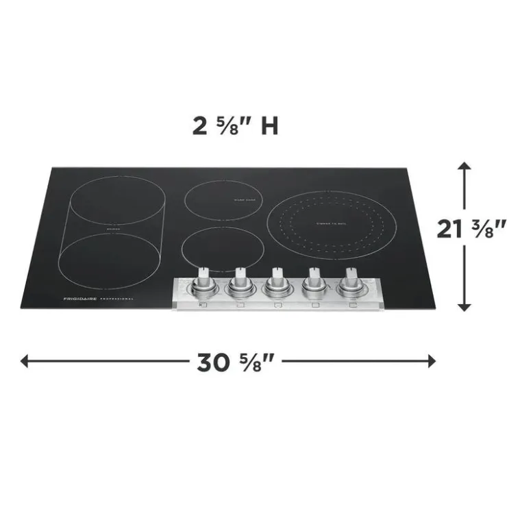 Frigidaire Professional Cooktop Glass-Ceramic 30" - PCCE3080AF Black Discount