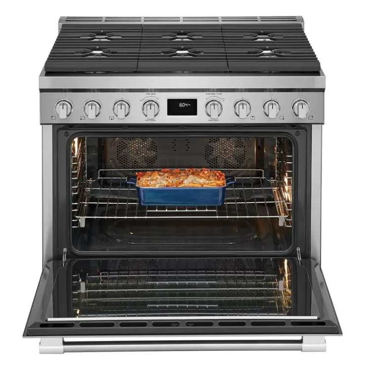 Frigidaire Professional Range 36" Dual Energy Gas - PCFD3670AF Stainless Best