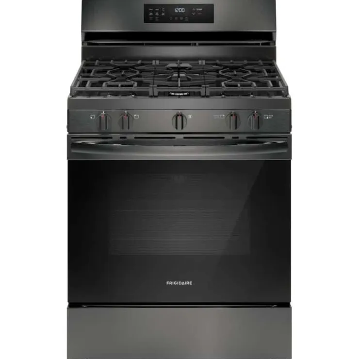 Frigidaire Range 30" Electric Gas - FCRG3083AD Black Stainless