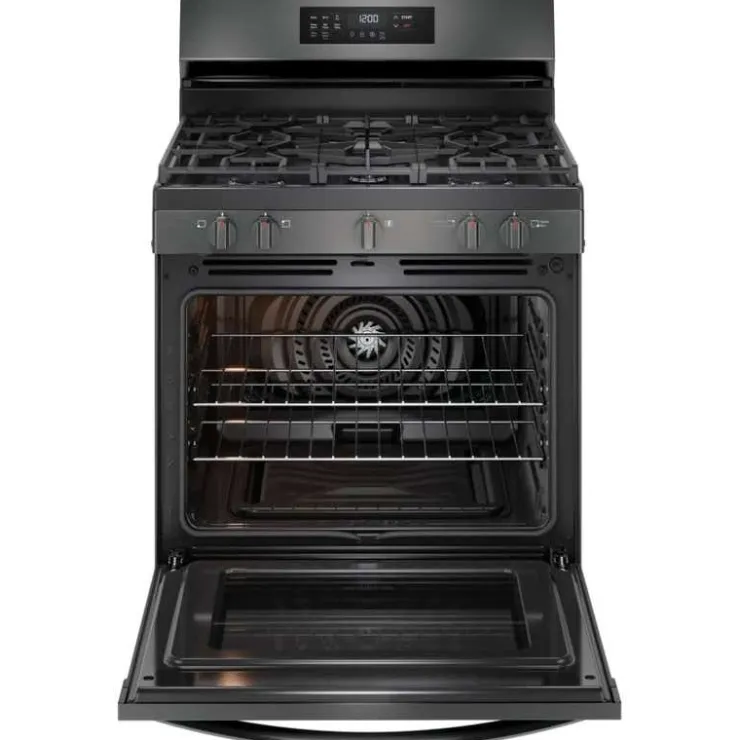 Frigidaire Range 30" Electric Gas - FCRG3083AD Black Stainless