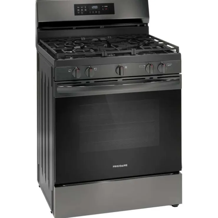 Frigidaire Range 30" Electric Gas - FCRG3083AD Black Stainless