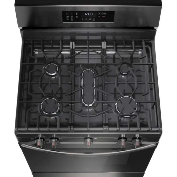 Frigidaire Range 30" Electric Gas - FCRG3083AD Black Stainless