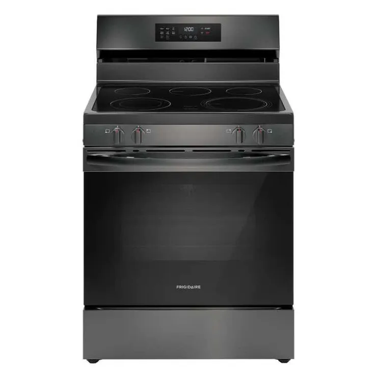 Frigidaire Range 30" Electric Glass-Ceramic - FCRE308CAD Black Stainless
