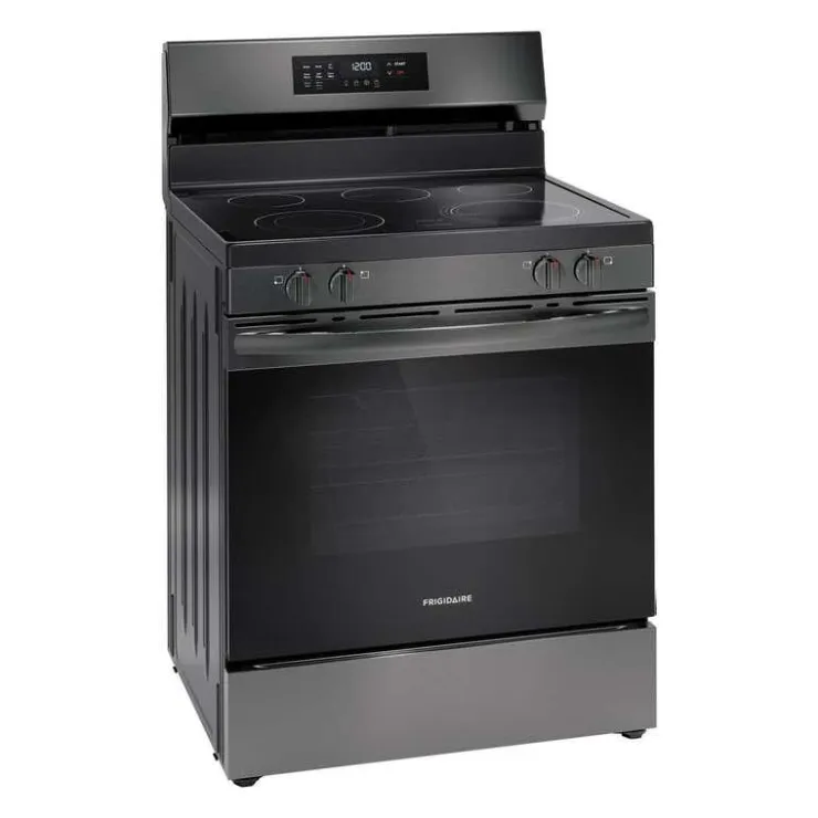 Frigidaire Range 30" Electric Glass-Ceramic - FCRE308CAD Black Stainless
