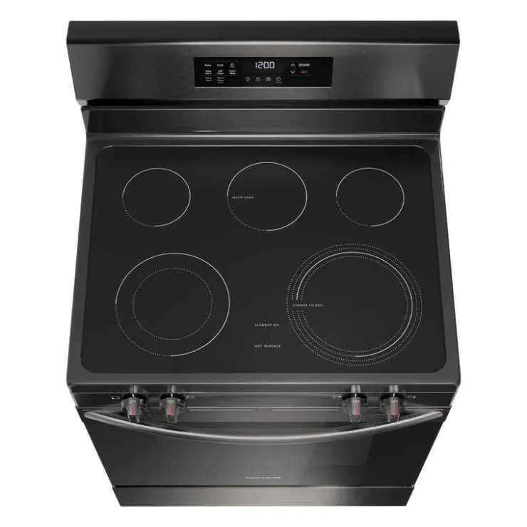 Frigidaire Range 30" Electric Glass-Ceramic - FCRE308CAD Black Stainless