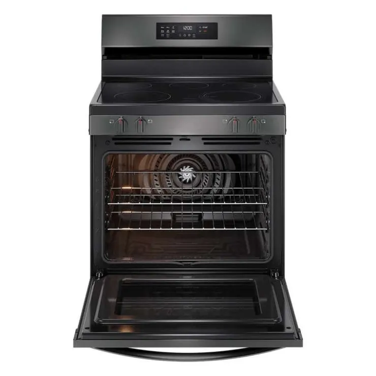 Frigidaire Range 30" Electric Glass-Ceramic - FCRE308CAD Black Stainless