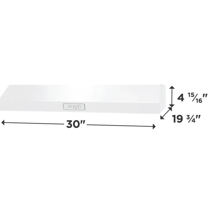 Frigidaire Range Hood Built-in 30" , 220 CFM - FCVW3052AW White Outlet