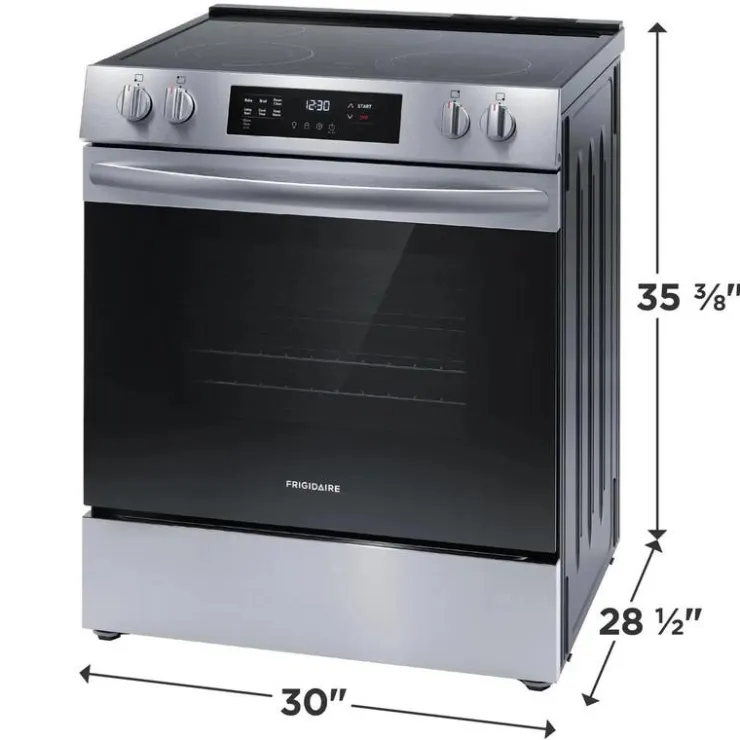 Frigidaire Range 30" Electric Glass-Ceramic - FCFE306CAS Stainless Discount