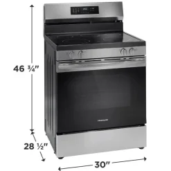 Frigidaire Range 30" Electric Glass-Ceramic - FCRE308CAS Stainless Clearance