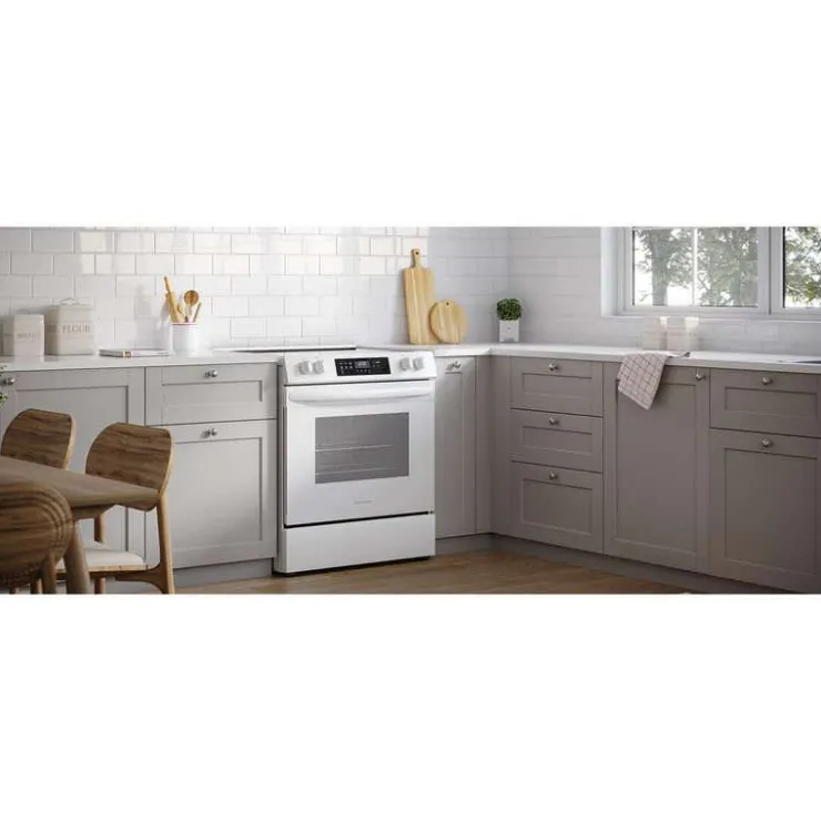 Frigidaire Range 30" Electric Glass-Ceramic - FCFE306CAW White
