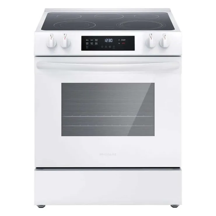 Frigidaire Range 30" Electric Glass-Ceramic - FCFE306CAW White