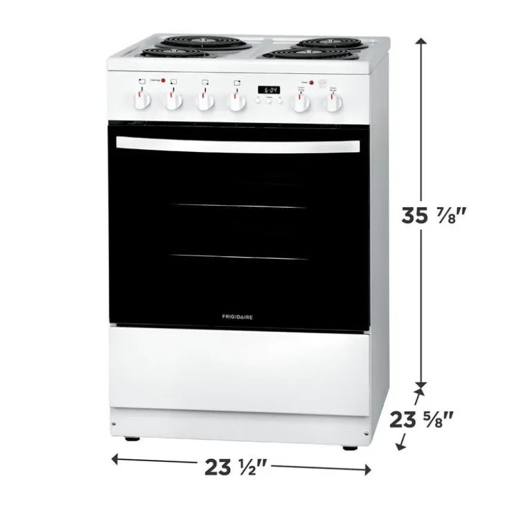 Frigidaire Range 24" Electric Coil elements - FCFC241CAW White Outlet