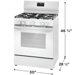 Frigidaire Range 30" Electric Gas - FCRG3052BW White Discount