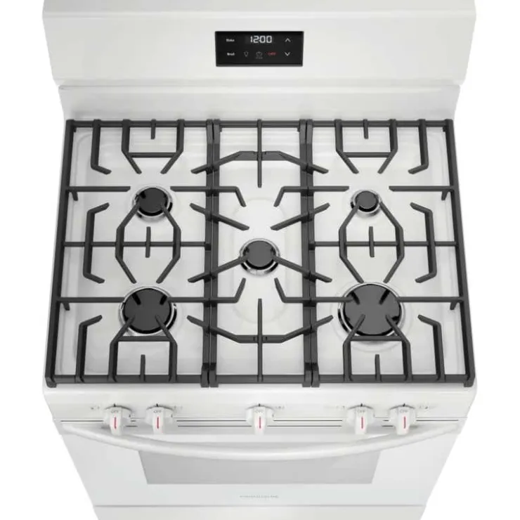 Frigidaire Range 30" Electric Gas - FCRG3052BW White Discount