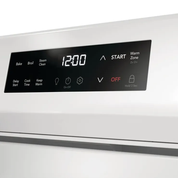 Frigidaire Range 30" Electric Glass-Ceramic - FCRE306CAW White Hot