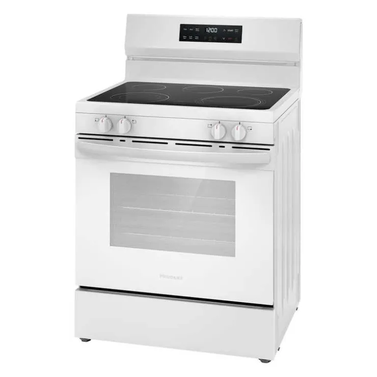 Frigidaire Range 30" Electric Glass-Ceramic - FCRE306CAW White Hot