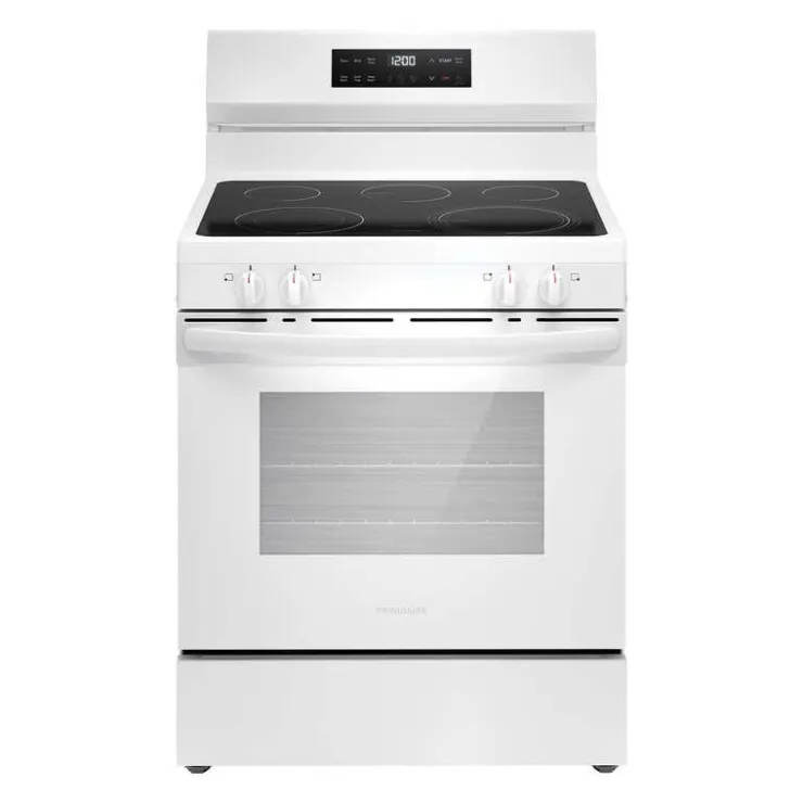 Frigidaire Range 30" Electric Glass-Ceramic - FCRE306CAW White Hot