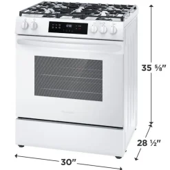 Frigidaire Range 30" Gaz Gas - FCFG3062AW White Discount