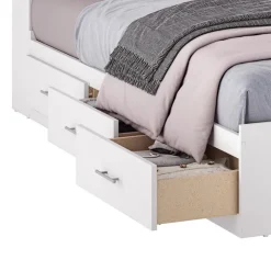 SUA-V Full Bed with 6-Drawer Storage and Headboard (54