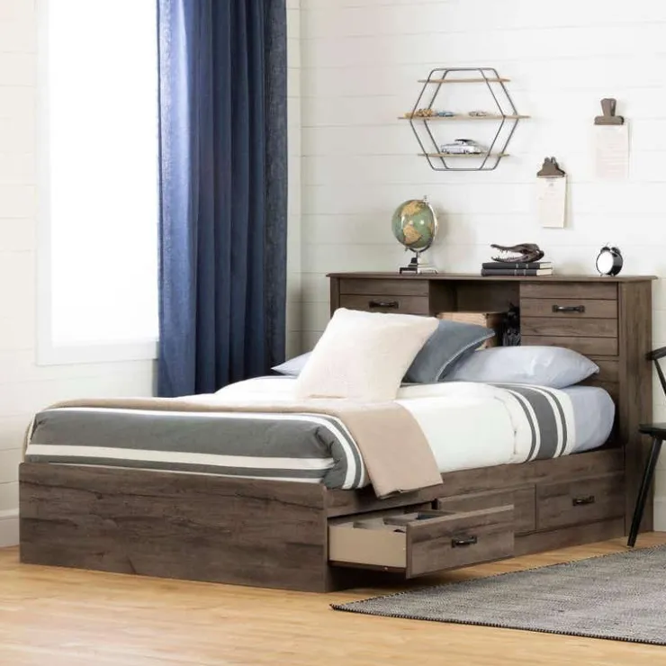Meubles South Shore Full Bed with Headboard (54") - South Shore Brown Sale