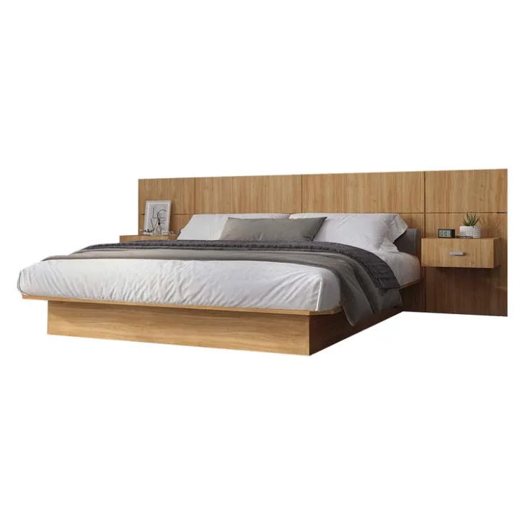 SUA-V Full Bedroom Set (54") - 5 pcs Taupe Online
