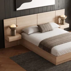 Nexera Full Bedroom Set (54") - 4pcs - Natural Blonde Oak Best