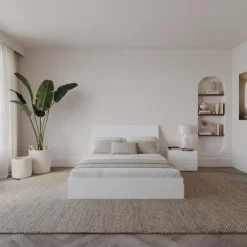 Nexera Full Bedroom Set with Storage (54") - 3pcs - White Online