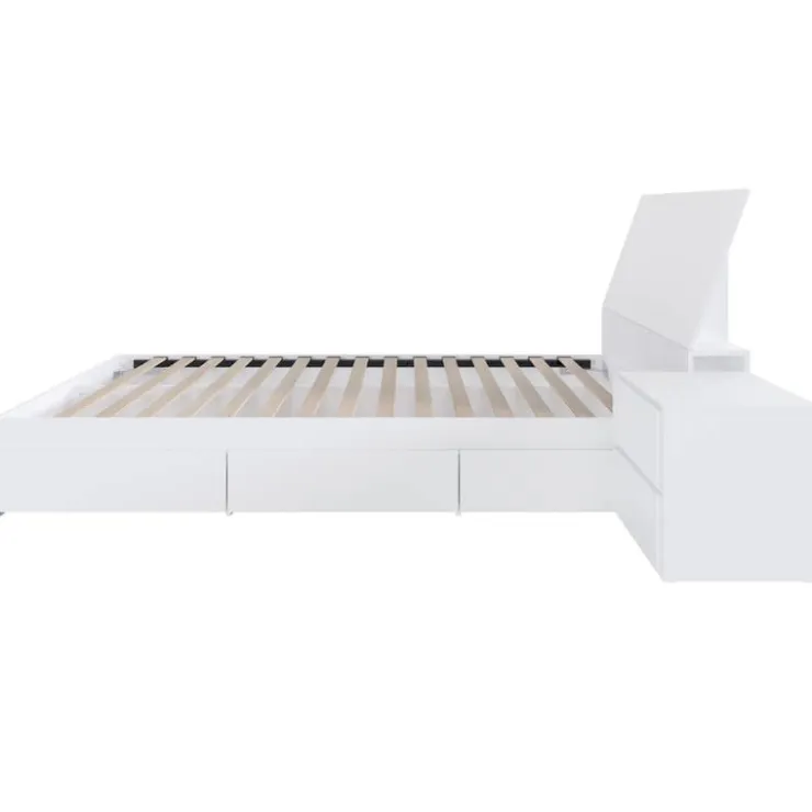 Nexera Full Bedroom Set with Storage (54") - 3pcs - White Online