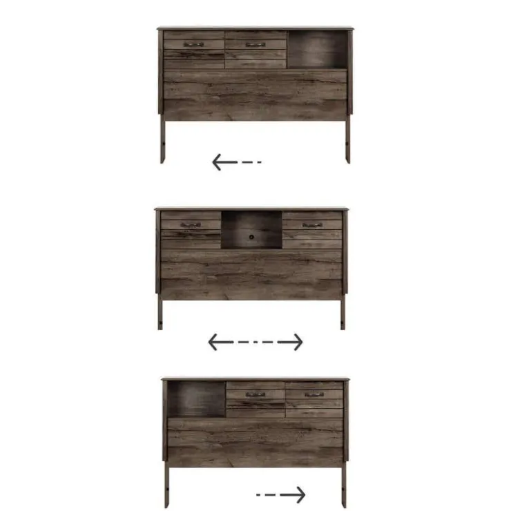 Meubles South Shore Full Bookcase Headboard 54'' - South Shore FALL OAK