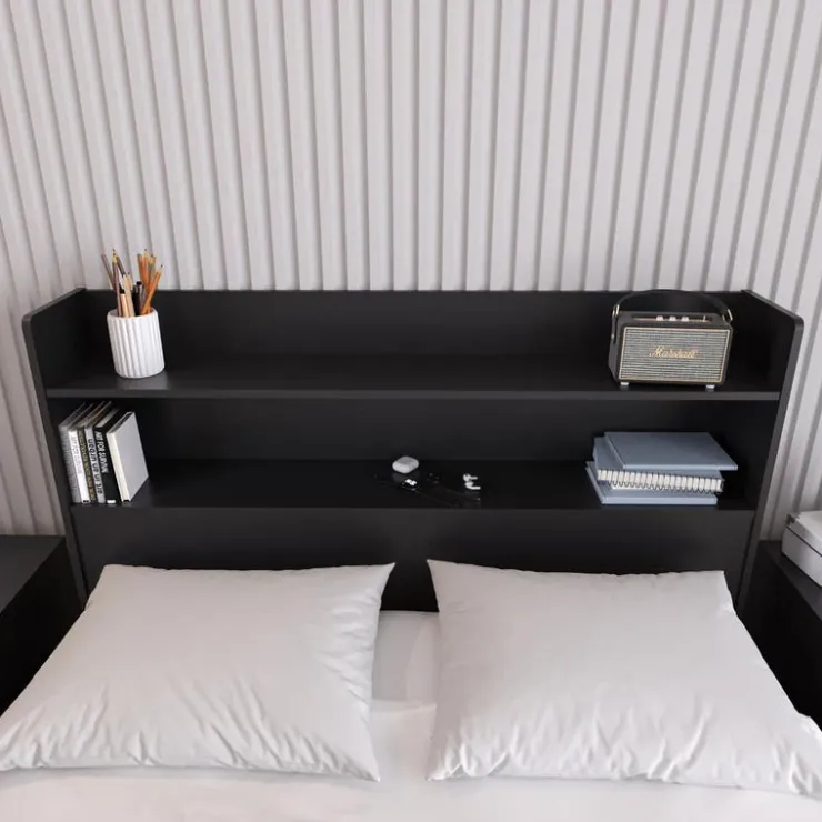 Nexera Full Bookcase Headboard - Black Online