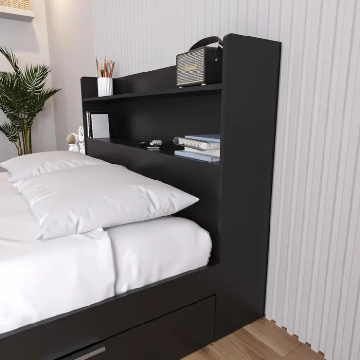 Nexera Full Bookcase Headboard - Black Online