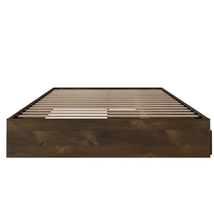Nexera Full 3-Drawer Storage Bed (54") - Brown Online