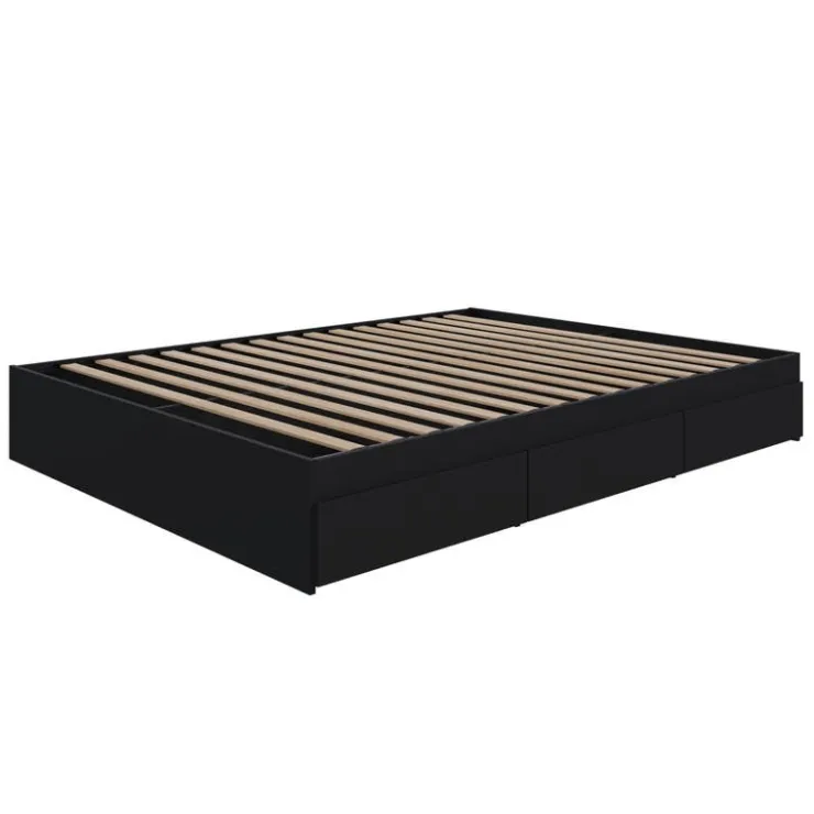 Nexera Full 3-Drawer Storage Bed (54") - Black Sale